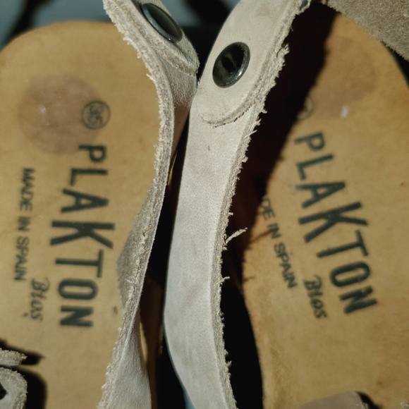 Plakton Womens Wedge Sandals size US 6/35 - Picture 8 of 12